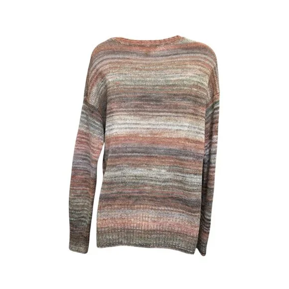 Esprit Striped Knit Top Soft Neutral Size L - Picture 3 of 7